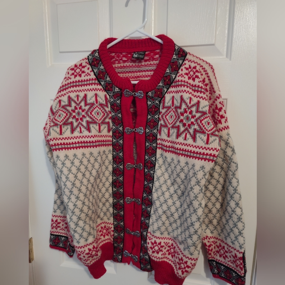 Women's wool sweater cardigan